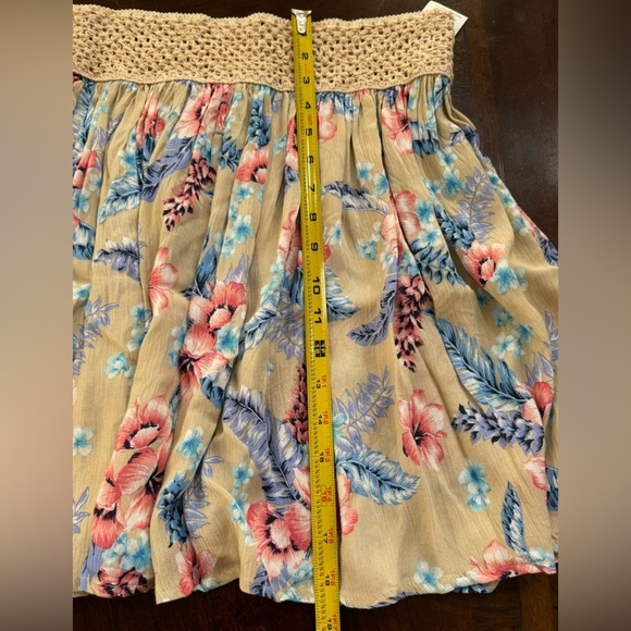 LIVING DOLL|mini boho festival flower lightweight flowy summer skirt|Size XL NWT - Picture 8 of 8
